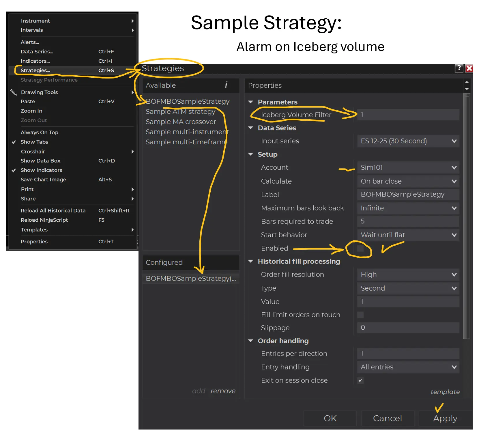 MBO NT8 Strategy example1