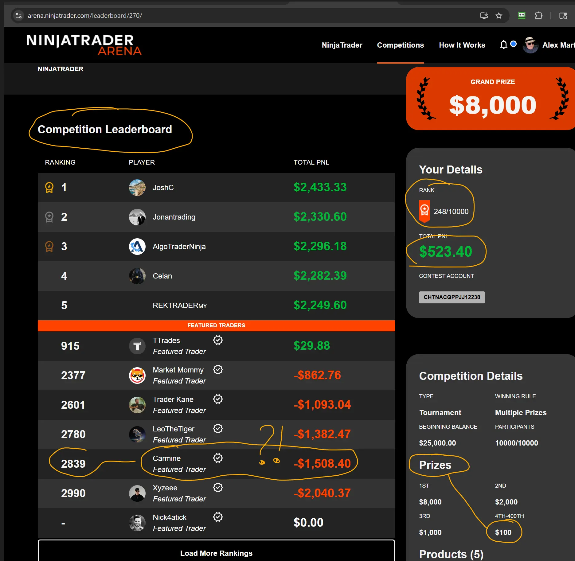 leaderboard competition1